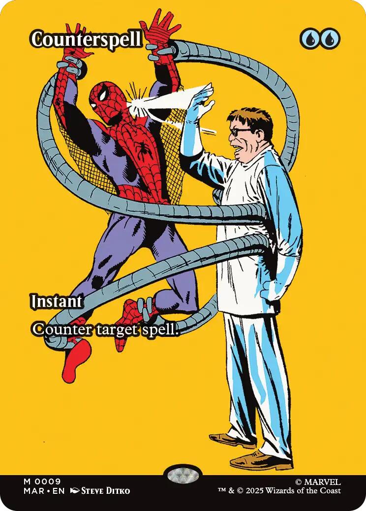 Counterspell (Borderless) [Marvel's Spider-Man: Eternal-Legal] | Chromatic Games