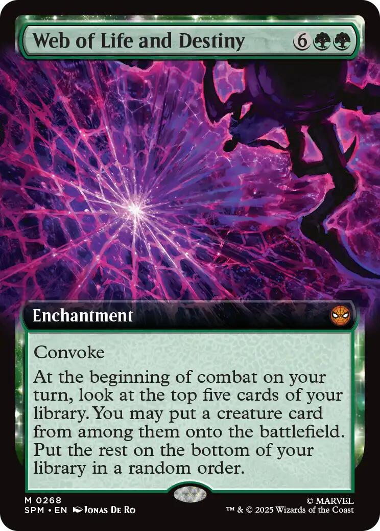 Web of Life and Destiny (Extended Art) [Marvel's Spider-Man] | Chromatic Games