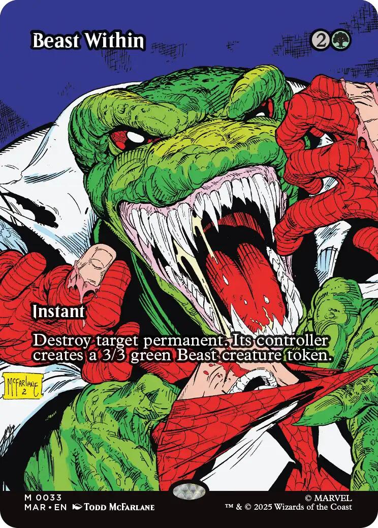 Beast Within (Borderless) [Marvel's Spider-Man: Eternal-Legal] | Chromatic Games