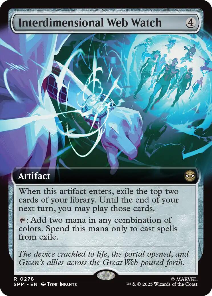 Interdimensional Web Watch (Extended Art) [Marvel's Spider-Man] | Chromatic Games