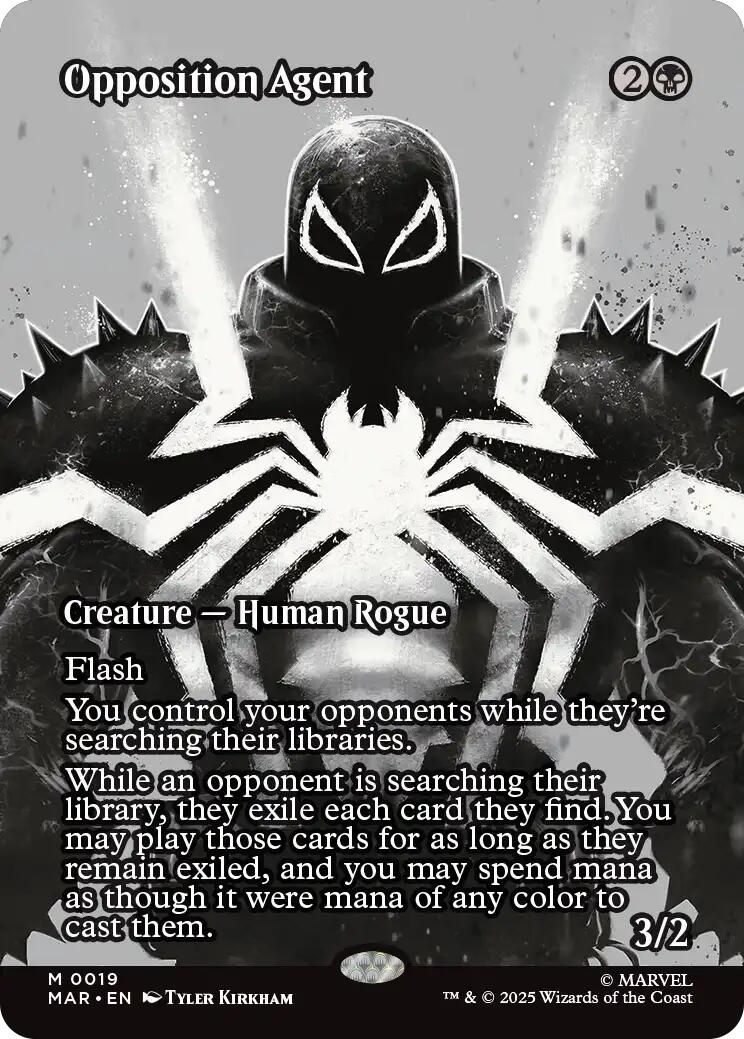 Opposition Agent (Borderless) [Marvel's Spider-Man: Eternal-Legal] | Chromatic Games