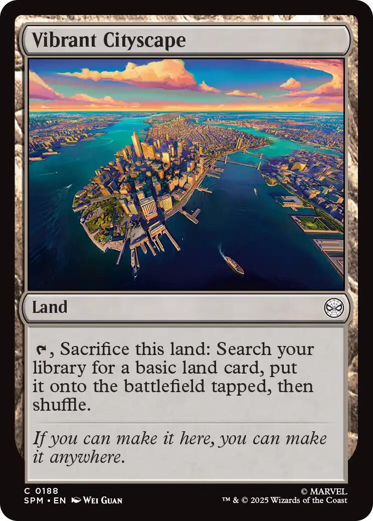 Vibrant Cityscape [Marvel's Spider-Man] | Chromatic Games