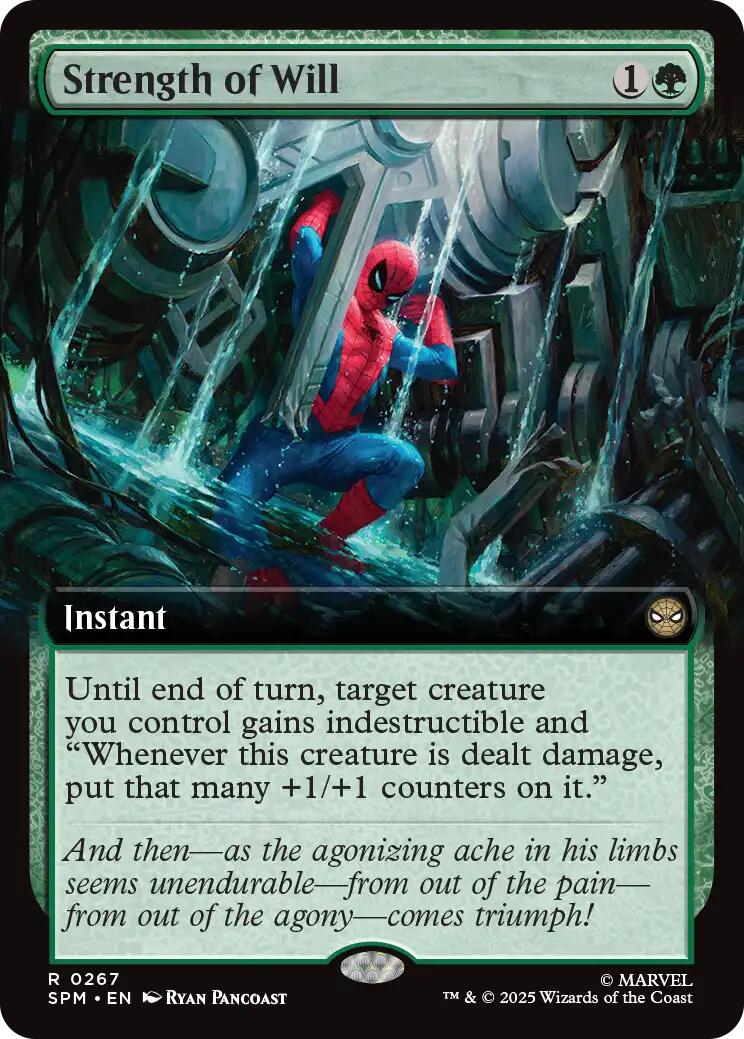 Strength of Will (Extended Art) [Marvel's Spider-Man] | Chromatic Games