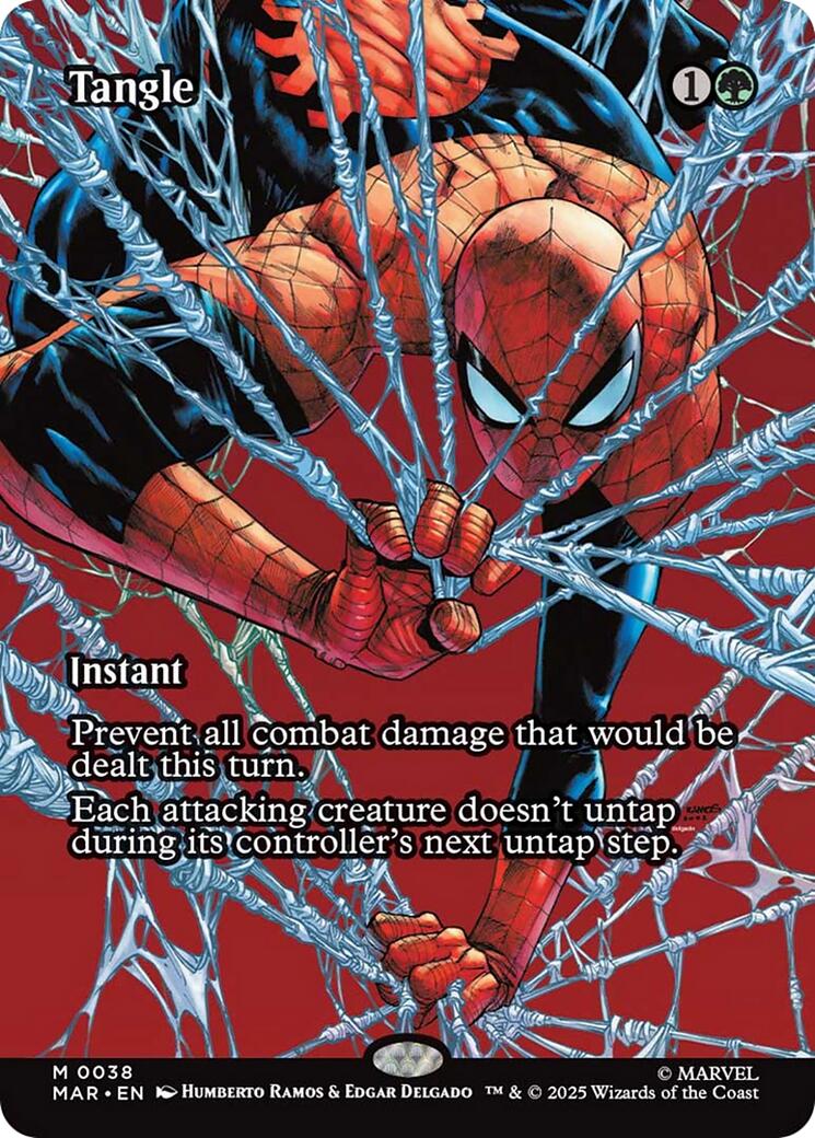 Tangle (Borderless) [Marvel's Spider-Man: Eternal-Legal] | Chromatic Games
