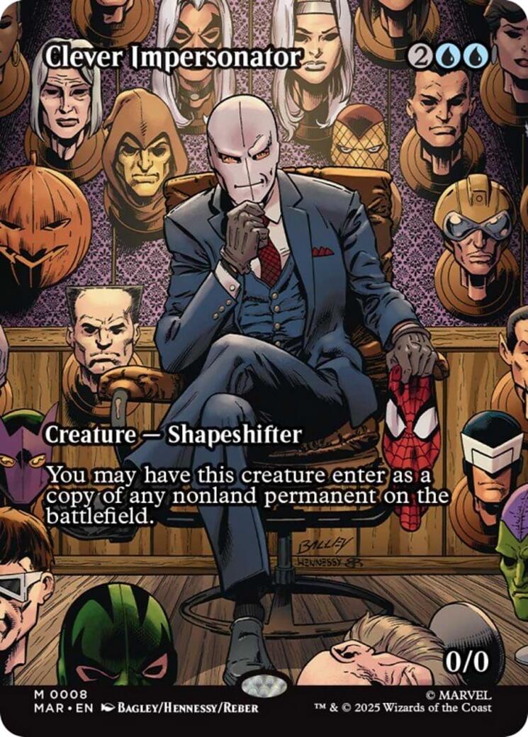 Clever Impersonator (Borderless) [Marvel's Spider-Man: Eternal-Legal] | Chromatic Games