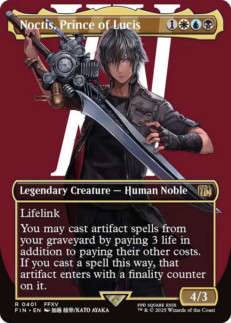 Noctis, Prince of Lucis (Borderless) [FINAL FANTASY] | Chromatic Games