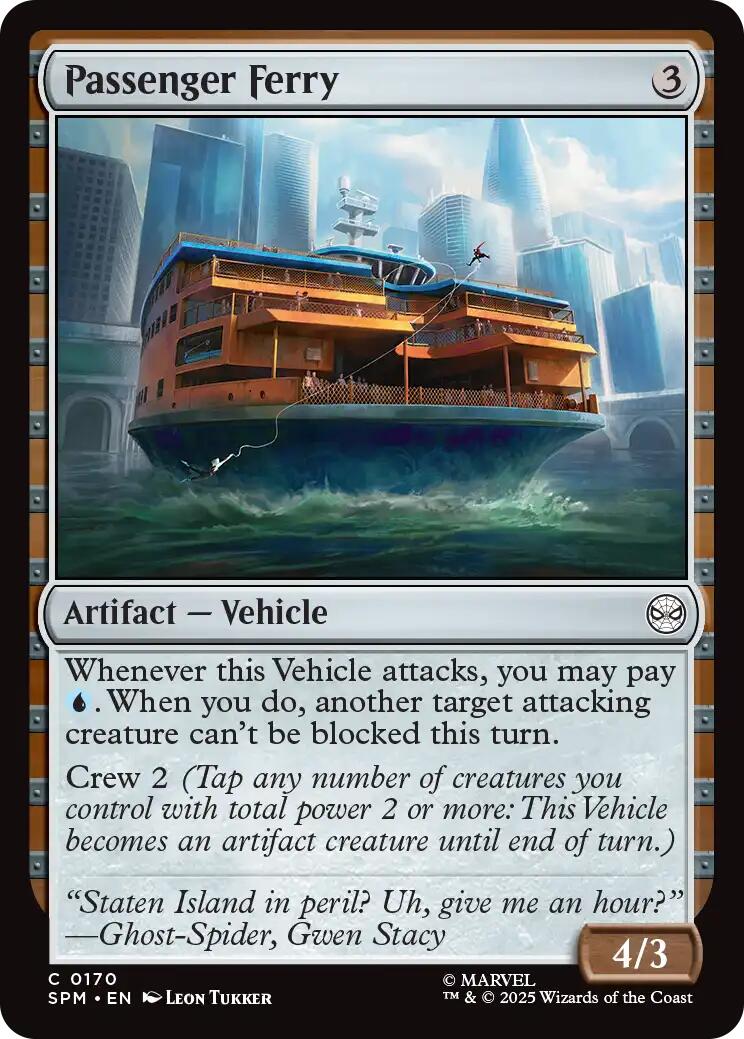 Passeneger Ferry [Marvel's Spider-Man] | Chromatic Games