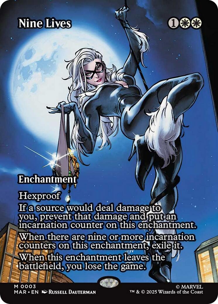 Nine Lives (Borderless) [Marvel Universe: Eternal-Legal] | Chromatic Games