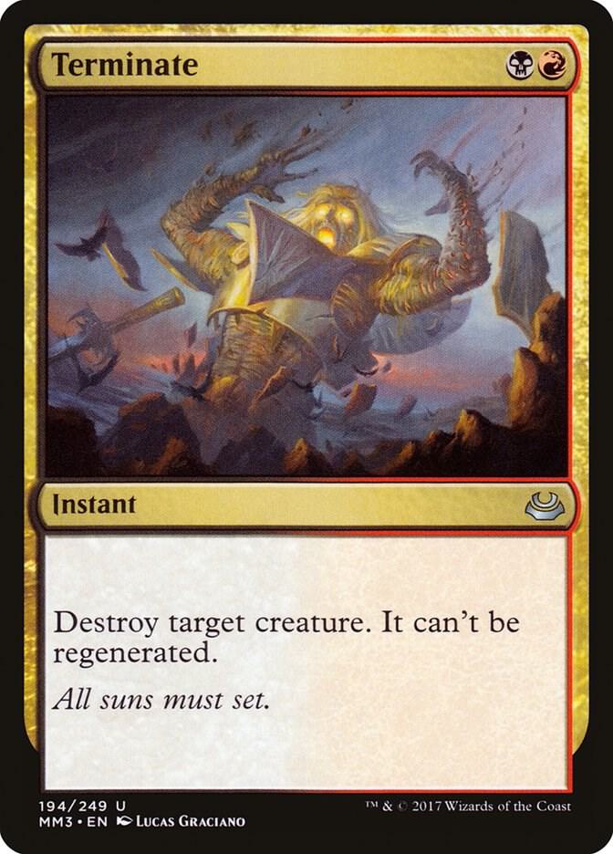Terminate 194/249 (Modern Masters 2017)  | Chromatic Games