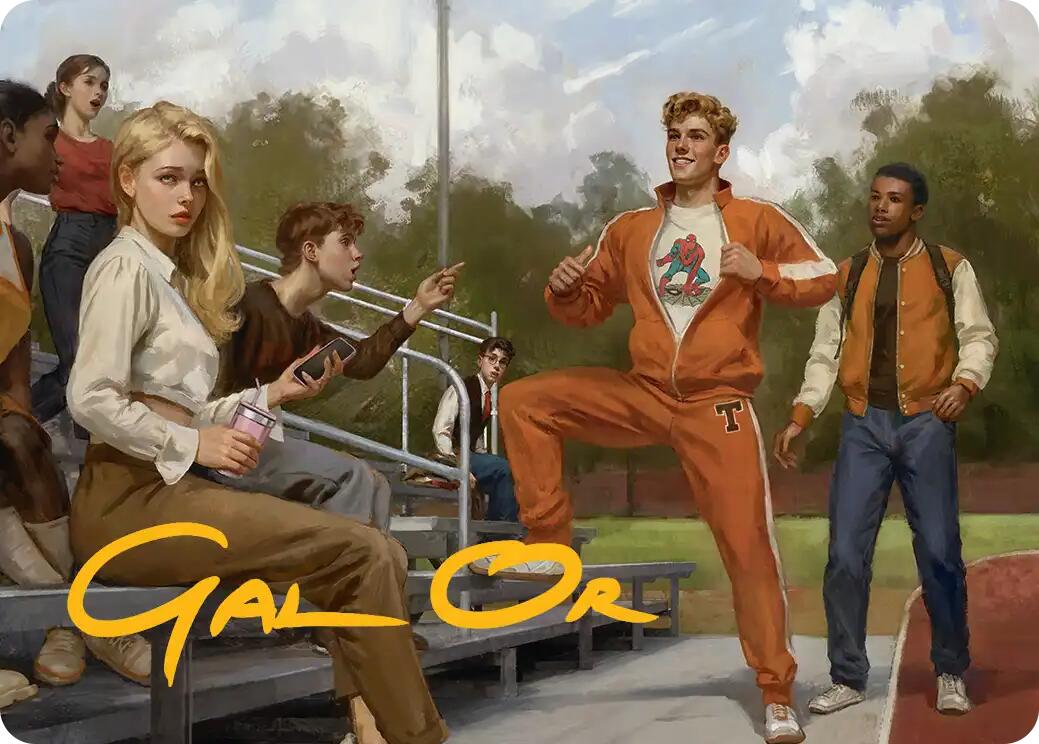 Flash Thompson, Spider-Fan Art Card (Gold-Stamped Signature) [Marvel's Spider-Man Art Series] | Chromatic Games