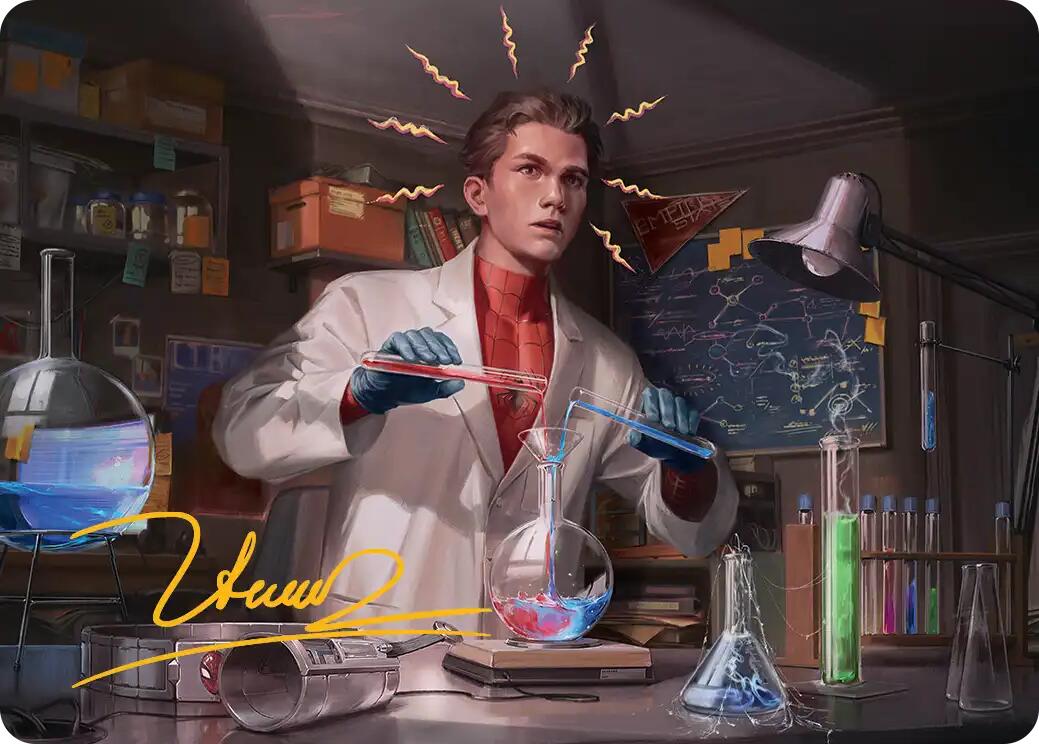 Peter Parker Art Card (3/54) (Gold-Stamped Signature) [Marvel's Spider-Man Art Series] | Chromatic Games