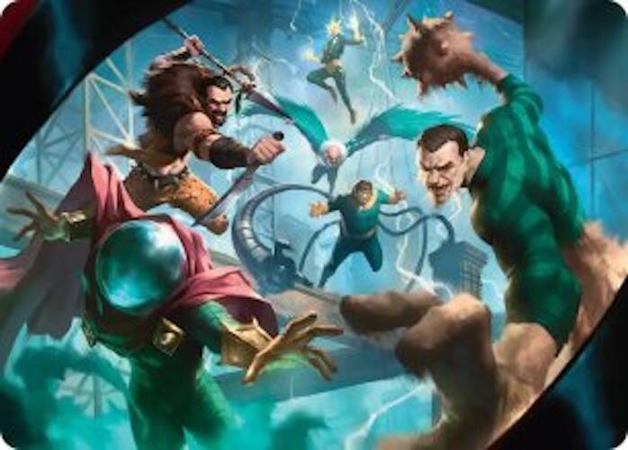 Behold the Sinister Six! Art Card (7/54) [Marvel's Spider-Man Art Series] | Chromatic Games