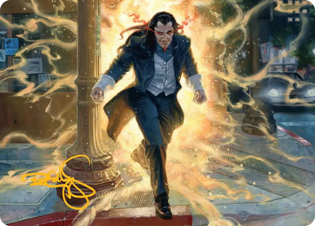 Morlun, Devourer of Spiders Art Card (Gold-Stamped Signature) [Marvel's Spider-Man Art Series] | Chromatic Games