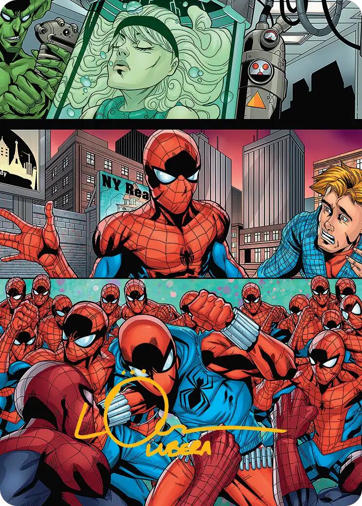 The Clone Saga Art Card (Gold-Stamped Signature) [Marvel's Spider-Man Art Series] | Chromatic Games
