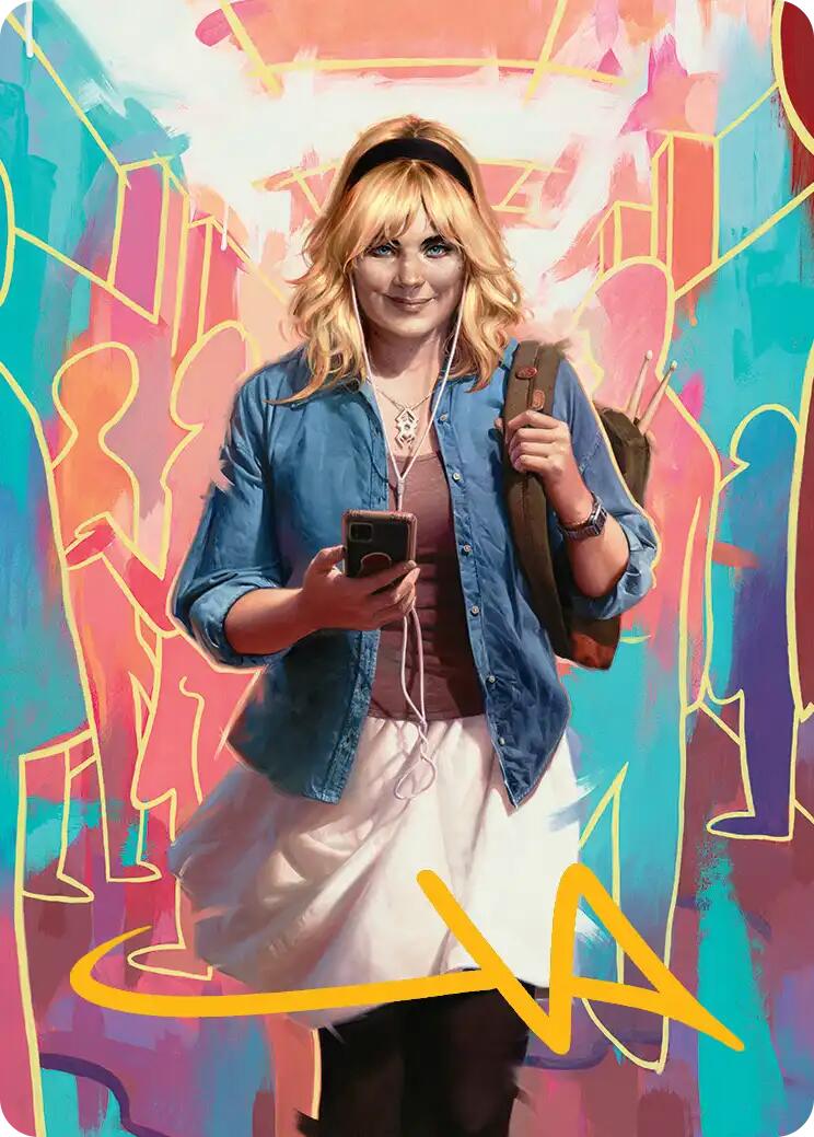 Gwen Stacy Art Card (Gold-Stamped Signature) (13/54) [Marvel's Spider-Man Art Series] | Chromatic Games