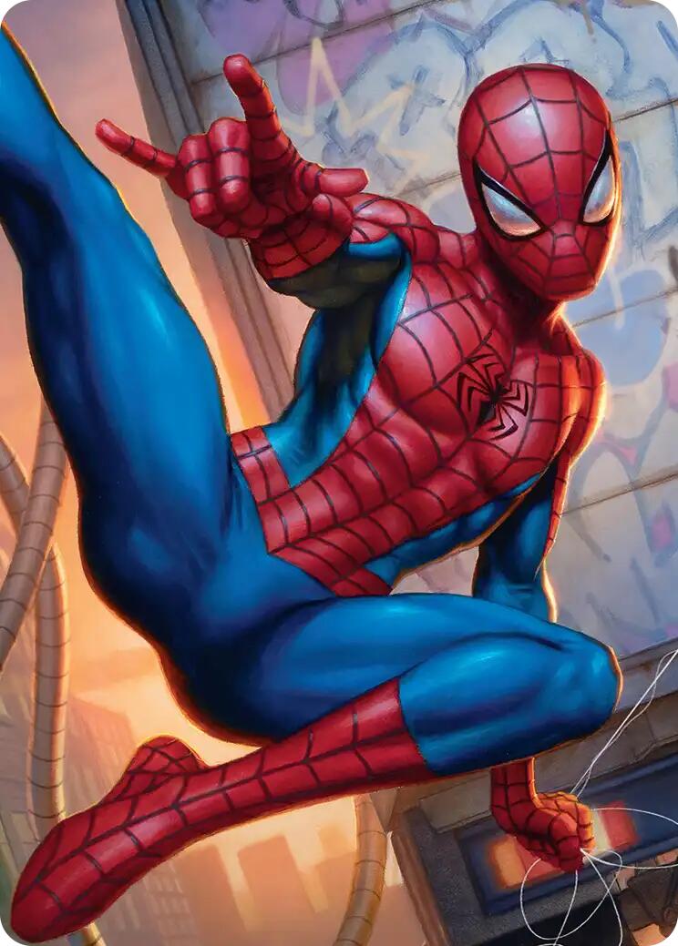 Sensational Spider-Man Art Card [Marvel's Spider-Man Art Series] | Chromatic Games