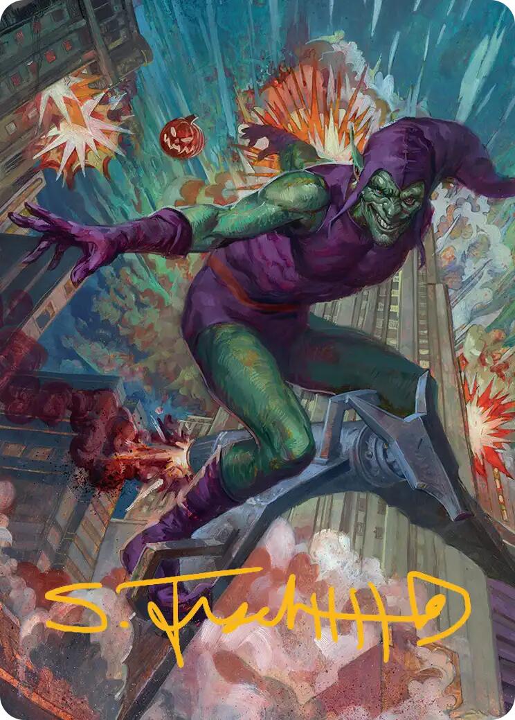 Green Goblin Art Card (26/54) (Gold-Stamped Signature) [Marvel's Spider-Man Art Series] | Chromatic Games