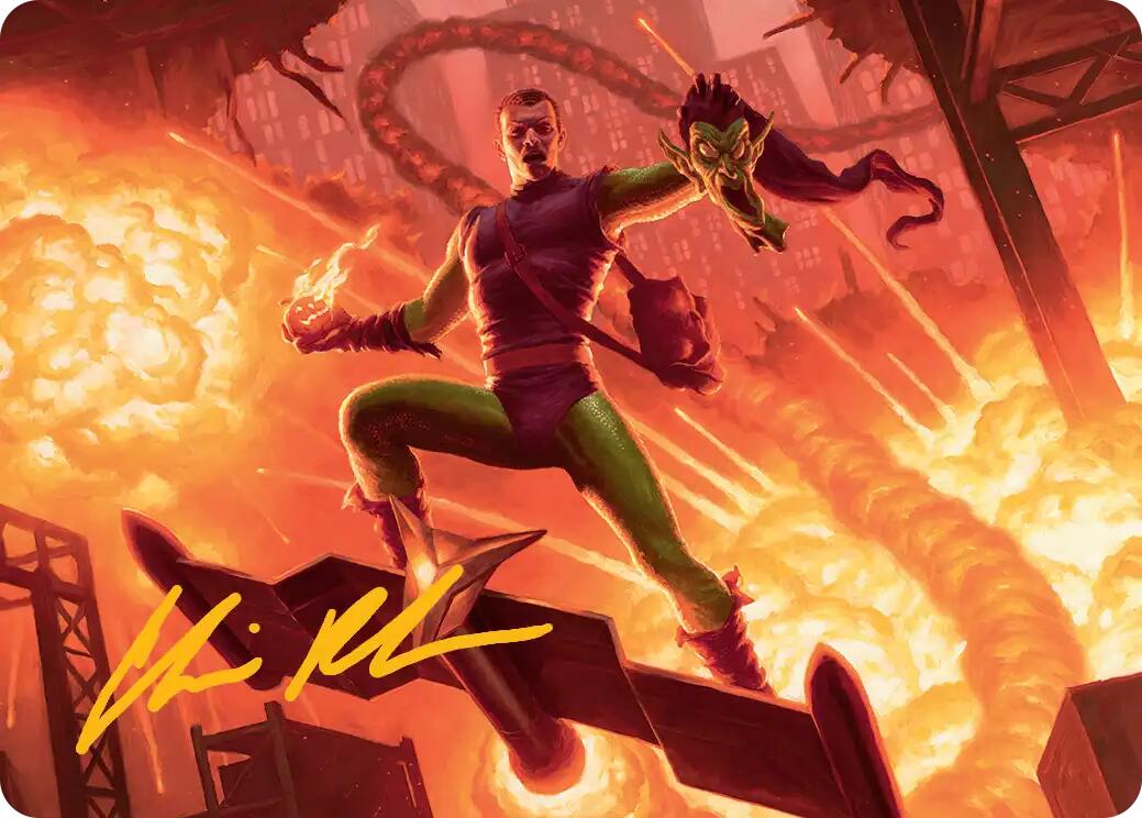 Green Goblin, Revenant Art Card (Gold-Stamped Signature) [Marvel's Spider-Man Art Series] | Chromatic Games