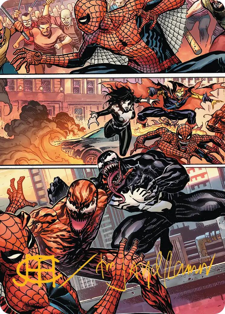 Maximum Carnage Art Card (Gold-Stamped Signature) [Marvel's Spider-Man Art Series] | Chromatic Games