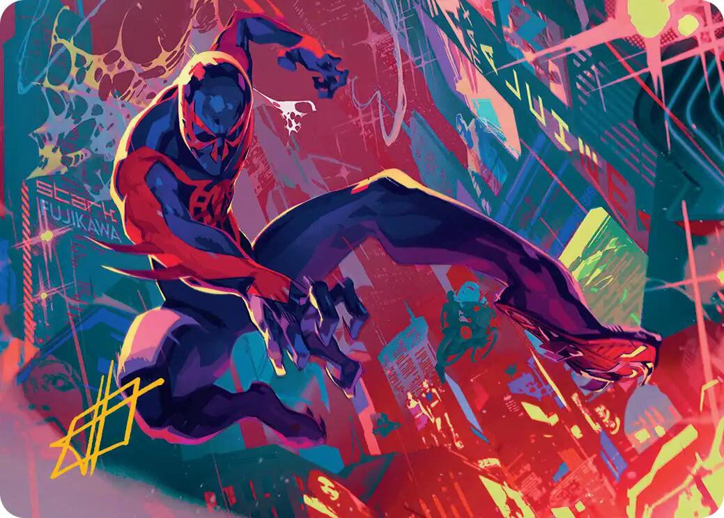 Spider-Man 2099 Art Card (Gold-Stamped Signature) [Marvel's Spider-Man Art Series] | Chromatic Games