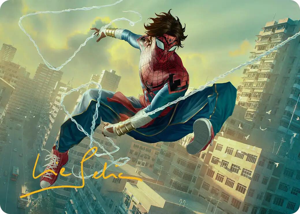 Spider-Man India Art Card (Gold-Stamped Signature) [Marvel's Spider-Man Art Series] | Chromatic Games