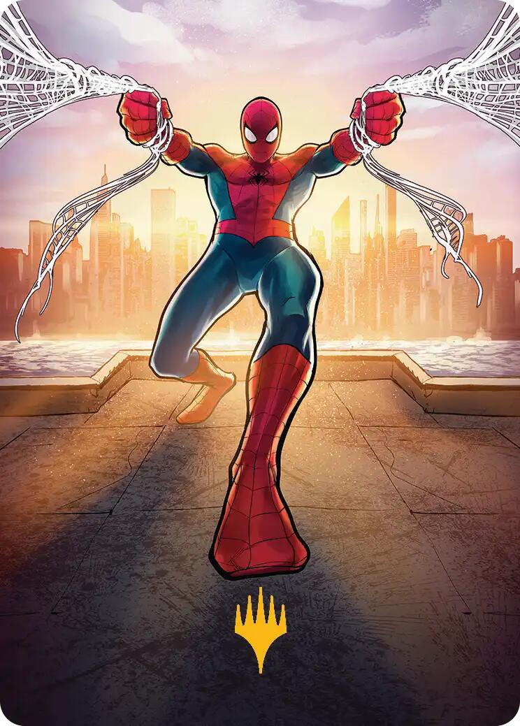 Amazing Spider-Man Art Card (36/54) (Gold-Stamped Planeswalker Symbol) [Marvel's Spider-Man Art Series] | Chromatic Games