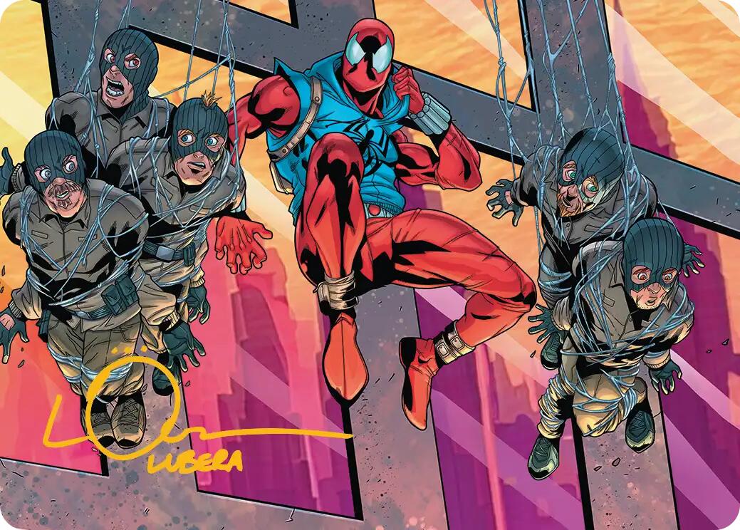 Scarlet Spider, Ben Reilly Art Card (Gold-Stamped Signature) [Marvel's Spider-Man Art Series] | Chromatic Games