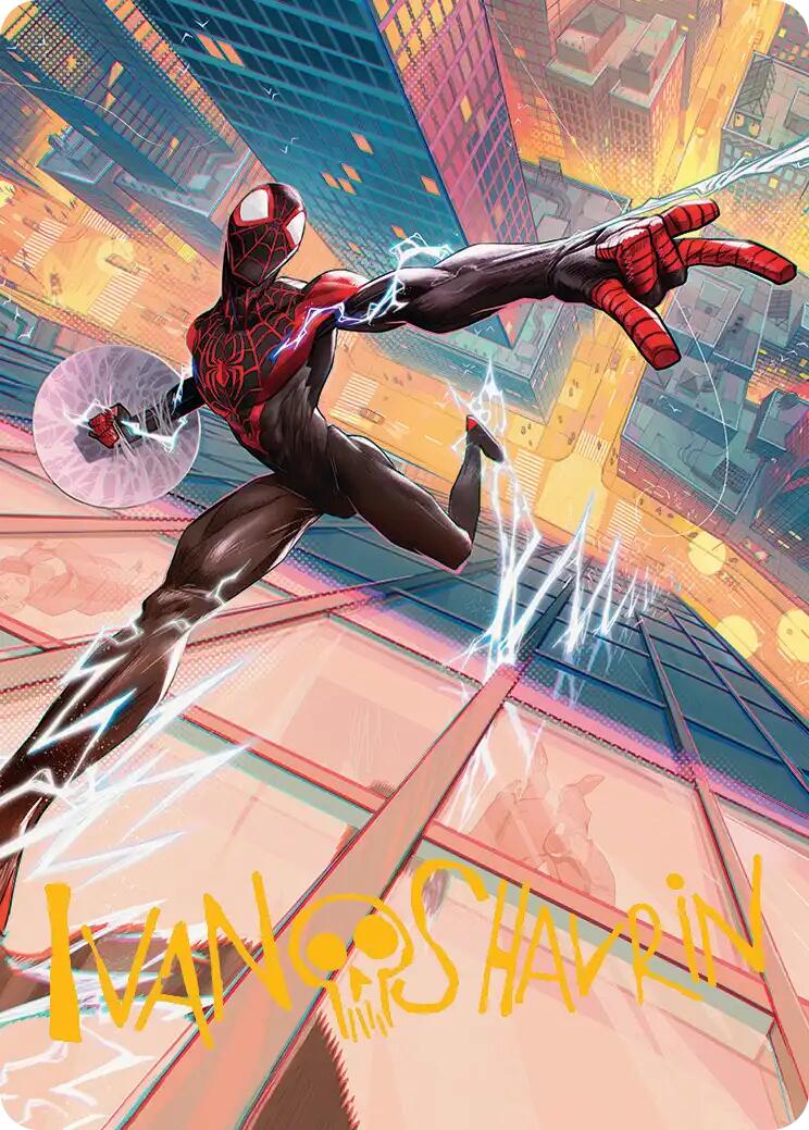 Ultimate Spider-Man Art Card (Gold-Stamped Signature) [Marvel's Spider-Man Art Series] | Chromatic Games