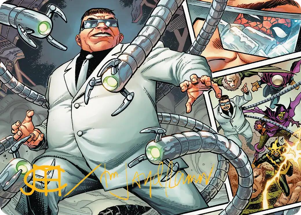 Doctor Octopus, Master Planner Art Card (48/54) (Gold-Stamped Signature) [Marvel's Spider-Man Art Series] | Chromatic Games