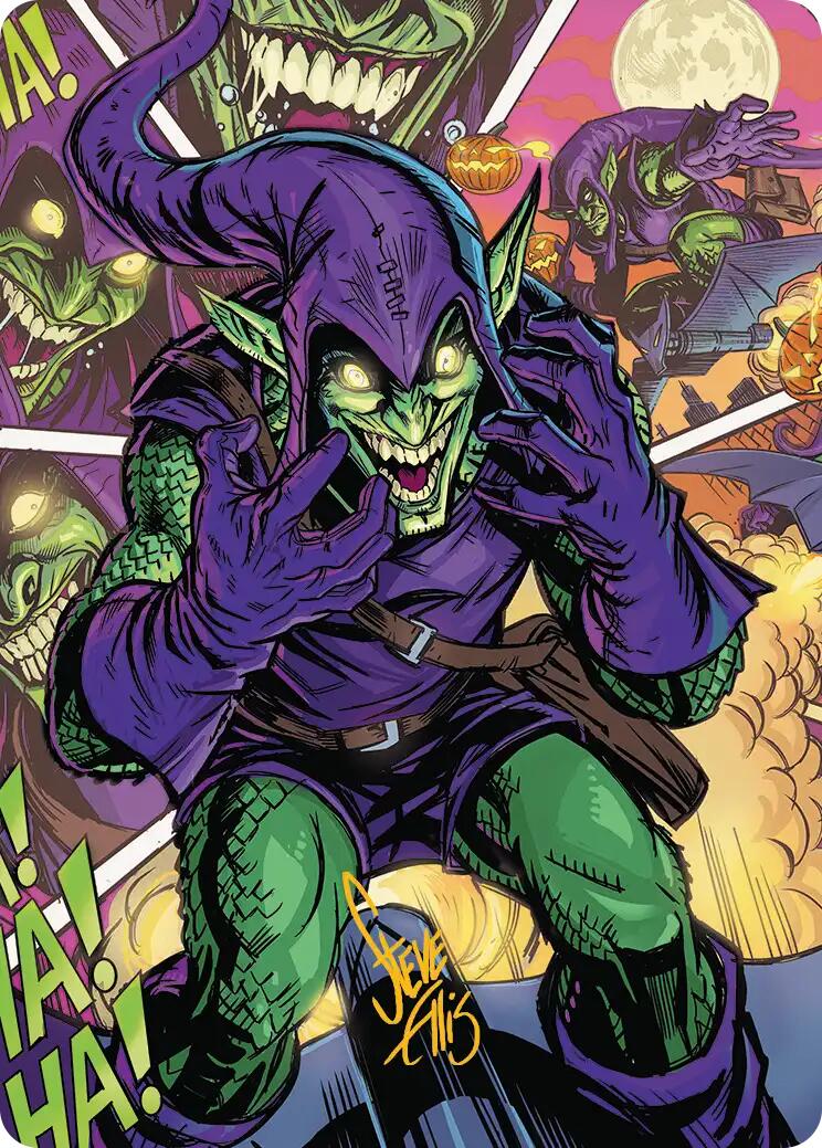 Green Goblin Art Card (49/54) (Gold-Stamped Signature) [Marvel's Spider-Man Art Series] | Chromatic Games