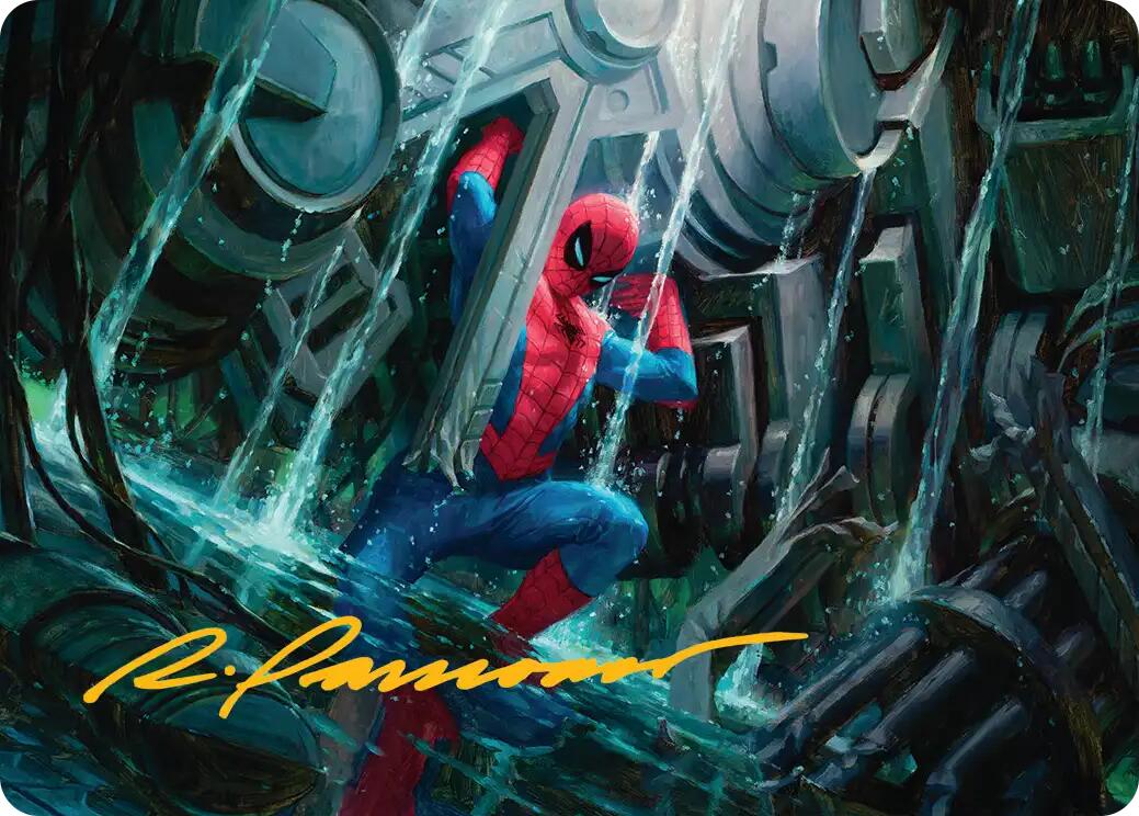 Strength of Will Art Card (Gold-Stamped Signature) [Marvel's Spider-Man Art Series] | Chromatic Games