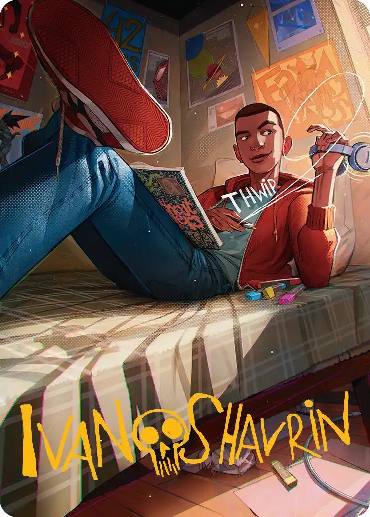 Miles Morales Art Card (Gold-Stamped Signature) [Marvel's Spider-Man Art Series] | Chromatic Games