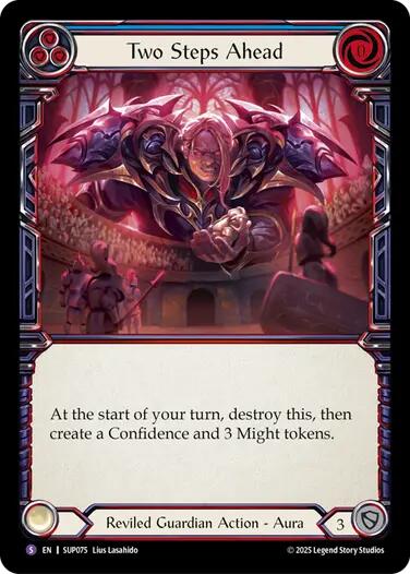 Two Steps Ahead [SUP075] (Super Slam)  Rainbow Foil | Chromatic Games