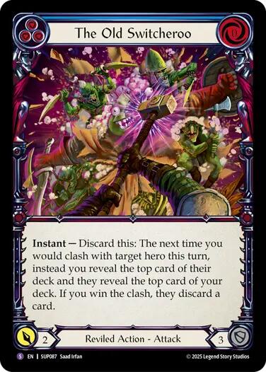 The Old Switcheroo [SUP087] (Super Slam)  Rainbow Foil | Chromatic Games