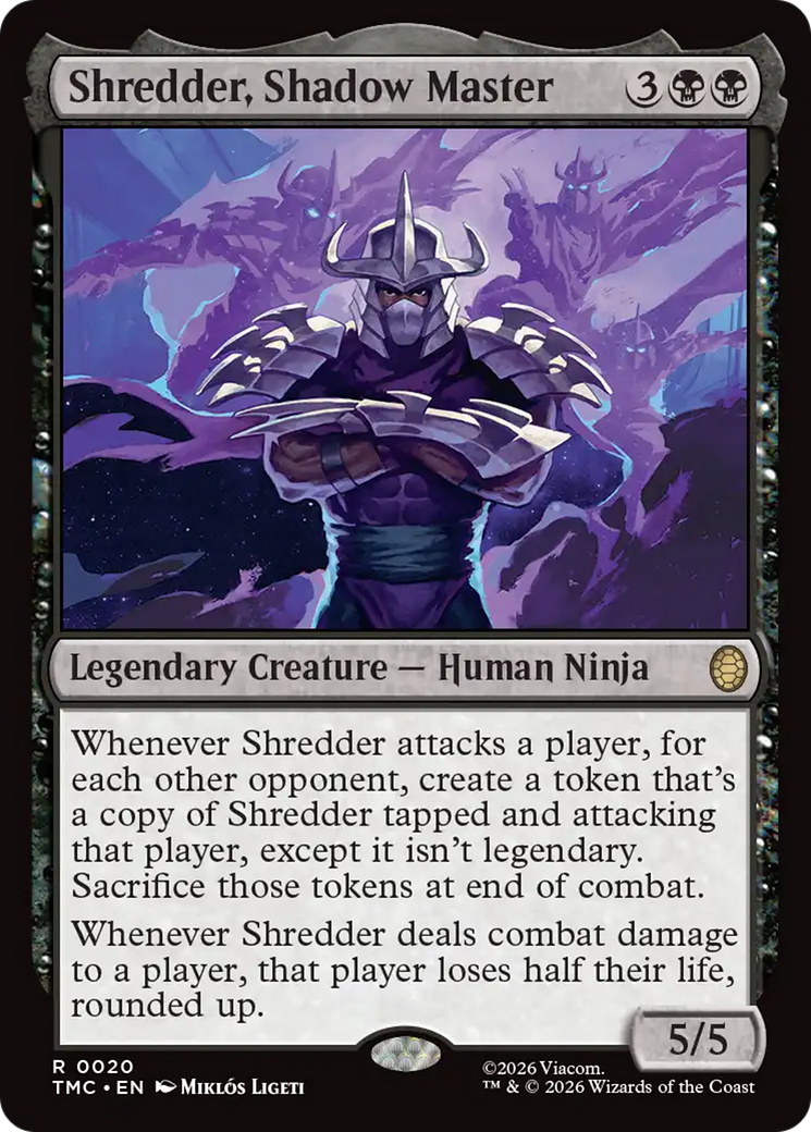 Shredder, Shadow Master [Teenage Mutant Ninja Turtles Commander] | Chromatic Games