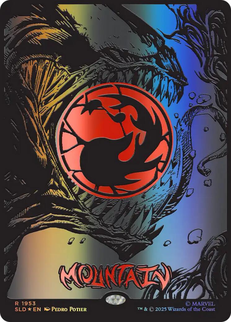 Mountain (1953) (Raised Foil) [Secret Lair Drop Series] | Chromatic Games