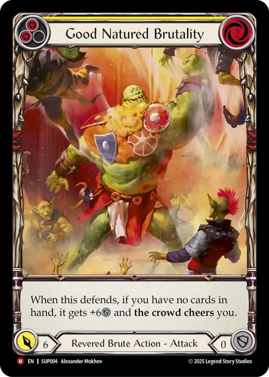 Good Natured Brutality (Extended Art) [SUP004] (Super Slam)  Cold Foil | Chromatic Games