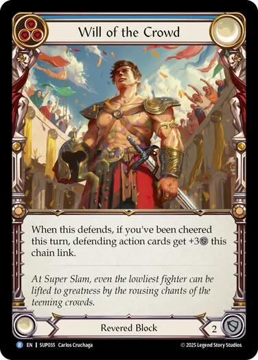 Will of the Crowd [SUP035] (Super Slam)  Rainbow Foil | Chromatic Games