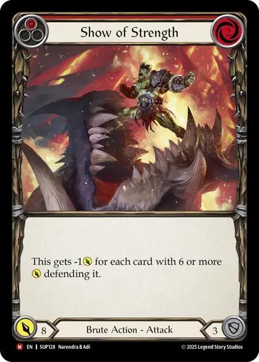 Show of Strength [SUP128] (Super Slam)  Cold Foil | Chromatic Games