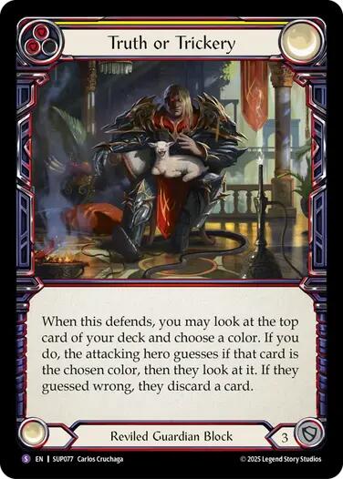 Truth or Trickery [SUP077] (Super Slam)  Rainbow Foil | Chromatic Games