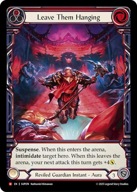 Leave Them Hanging (Extended Art) [SUP074] (Super Slam)  Cold Foil | Chromatic Games