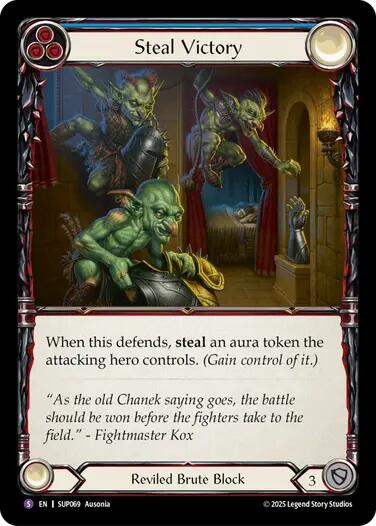 Steal Victory [SUP069] (Super Slam)  Rainbow Foil | Chromatic Games