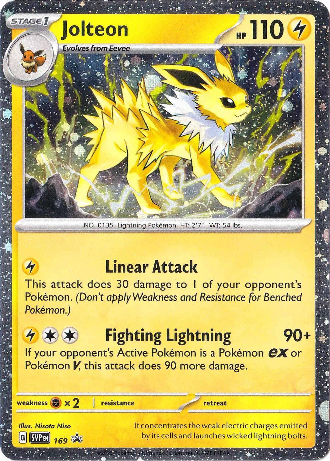 Jolteon (169) (Cosmos Holo) [Scarlet & Violet: Black Star Promos] | Chromatic Games