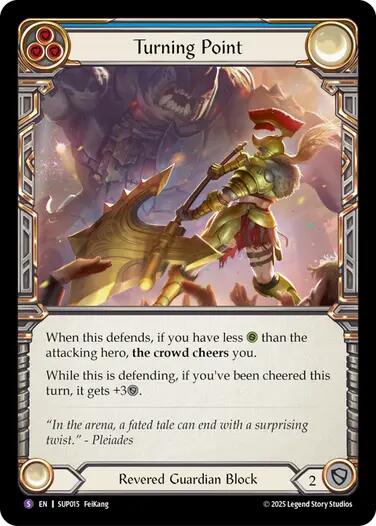 Turning Point [SUP015] (Super Slam)  Rainbow Foil | Chromatic Games