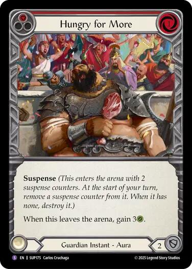 Hungry for More [SUP175] (Super Slam)  Rainbow Foil | Chromatic Games
