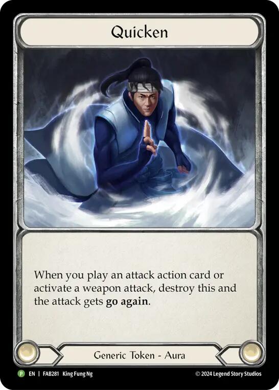 Quicken (FAB281) [FAB281] (Promo)  Cold Foil | Chromatic Games