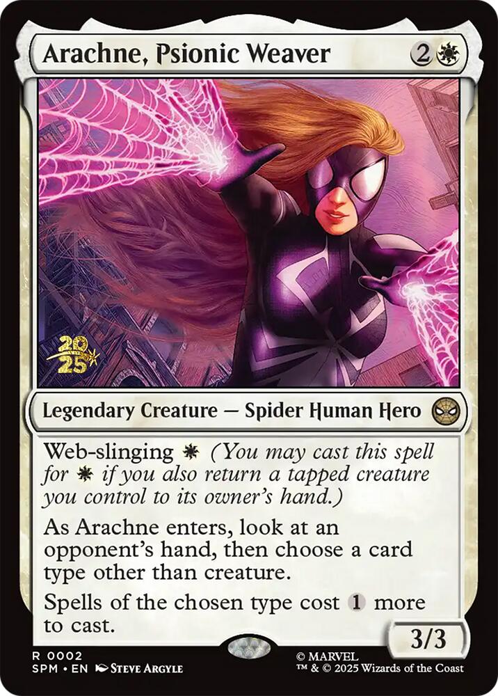 Arachne, Psionic Weaver [Marvel's Spider-Man Prerelease Promos] | Chromatic Games