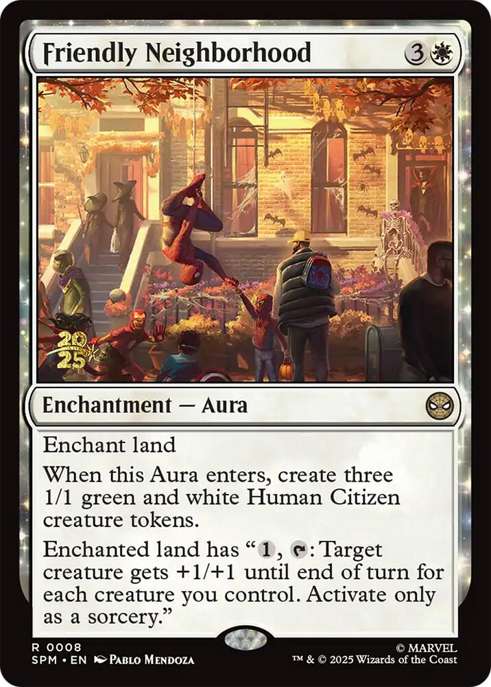 Friendly Neighborhood [Marvel's Spider-Man Prerelease Promos] | Chromatic Games
