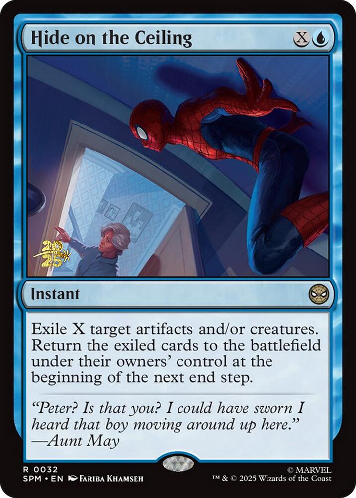 Hide on the Ceiling [Marvel's Spider-Man Prerelease Promos] | Chromatic Games