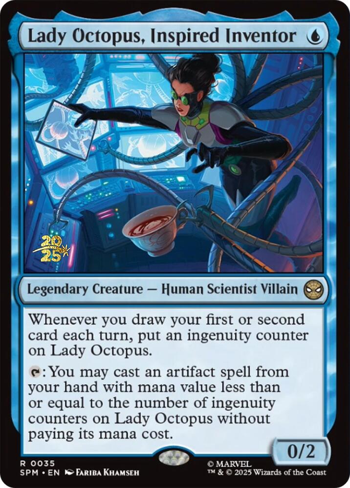 Lady Octopus, Inspired Inventor [Marvel's Spider-Man Prerelease Promos] | Chromatic Games